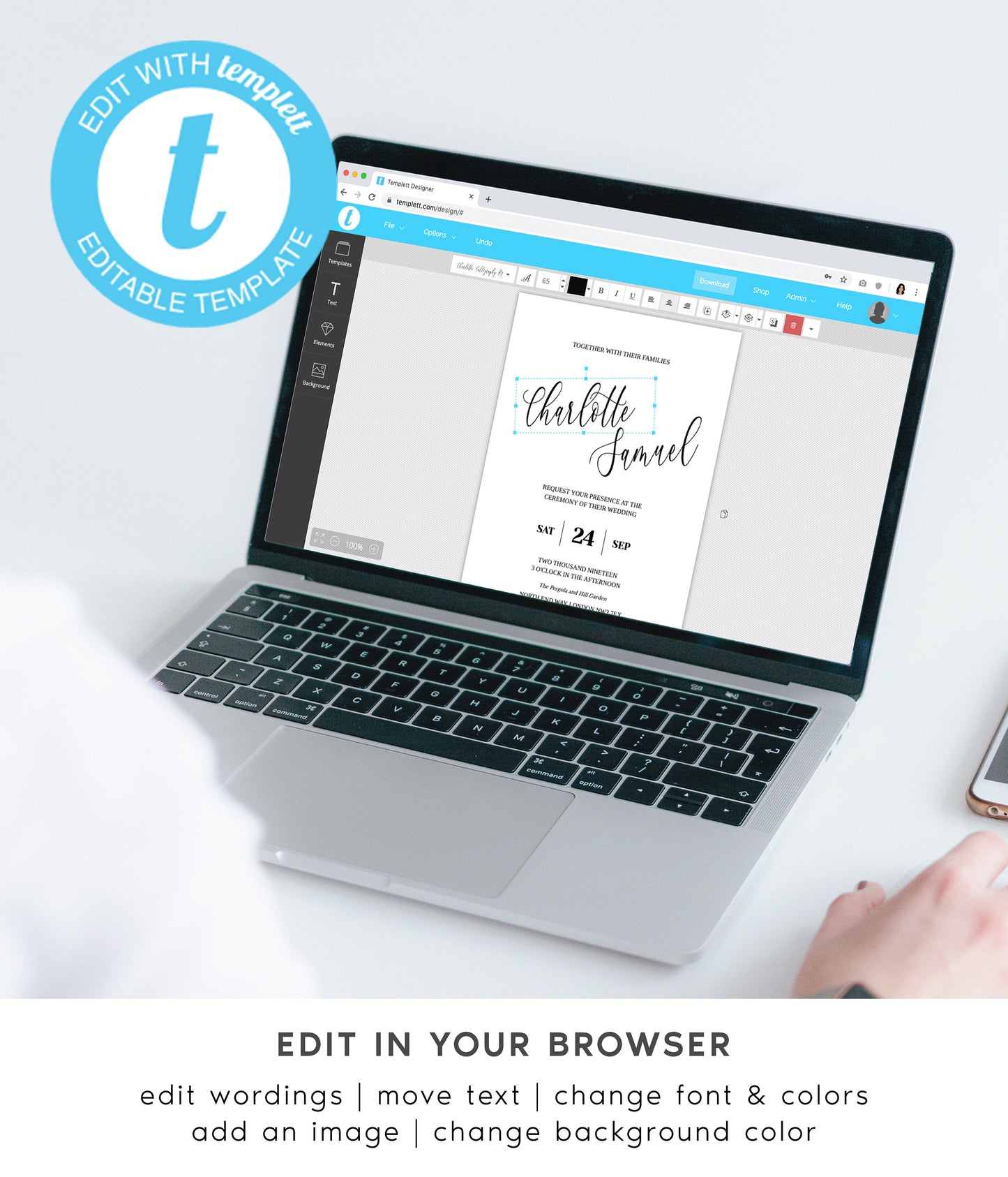 Angie Bachelorette Invitation and Itinerary Template