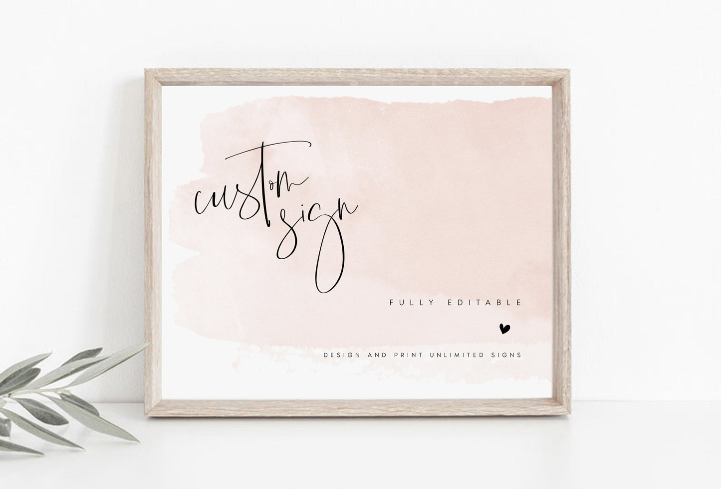 Samantha Pink Watercolor Wedding Bundle