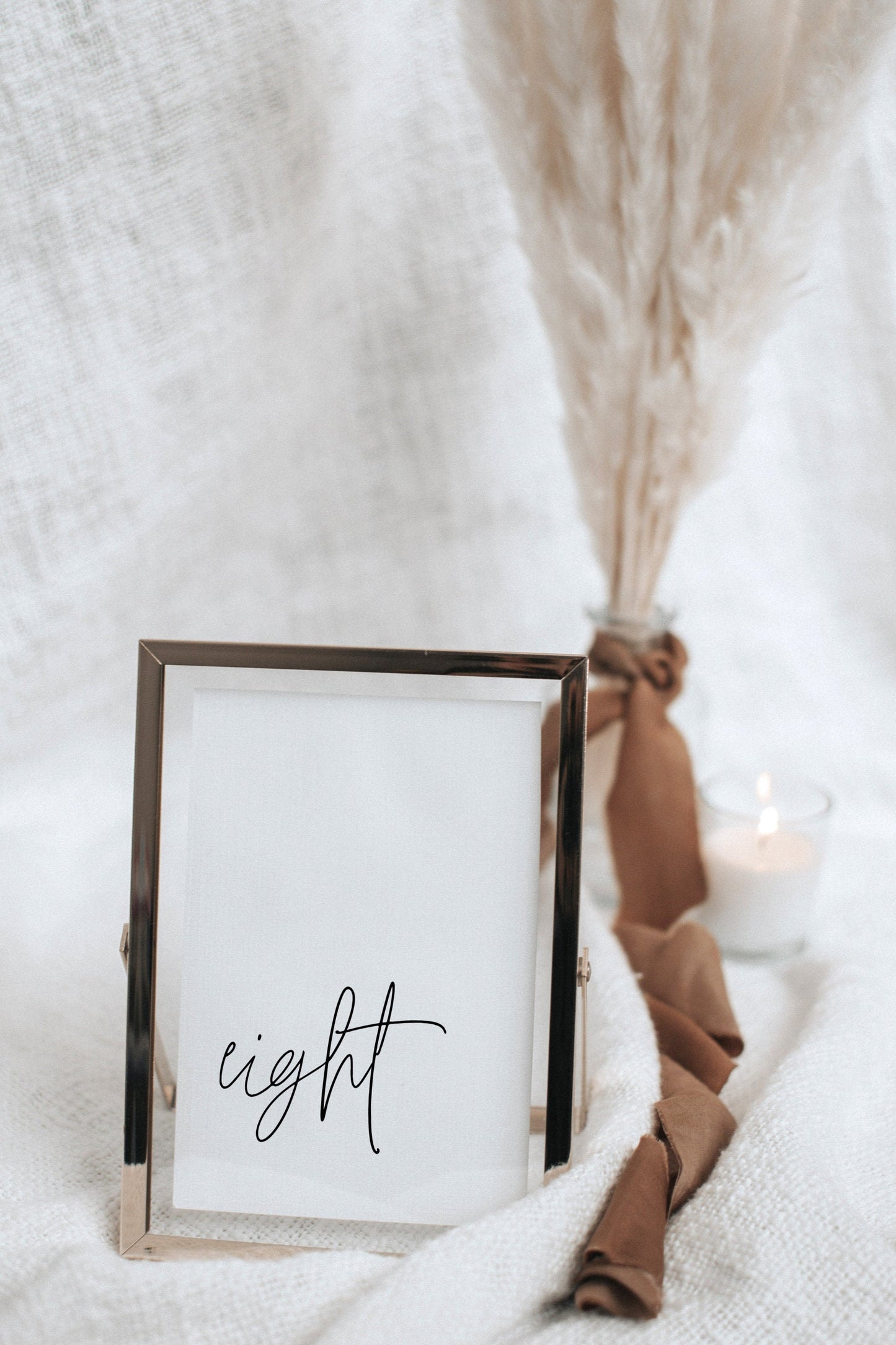 Angie Modern Table Number Template