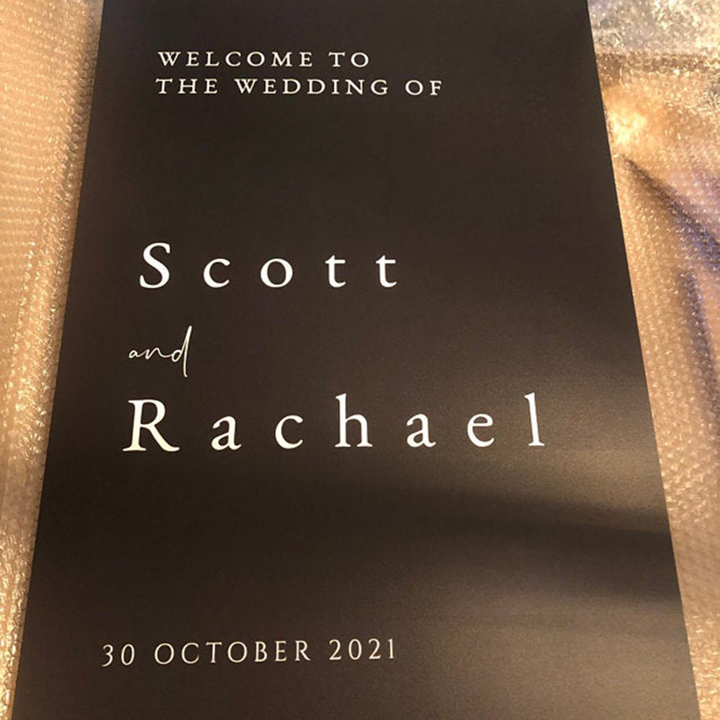 Clara Wedding Welcome Sign Template