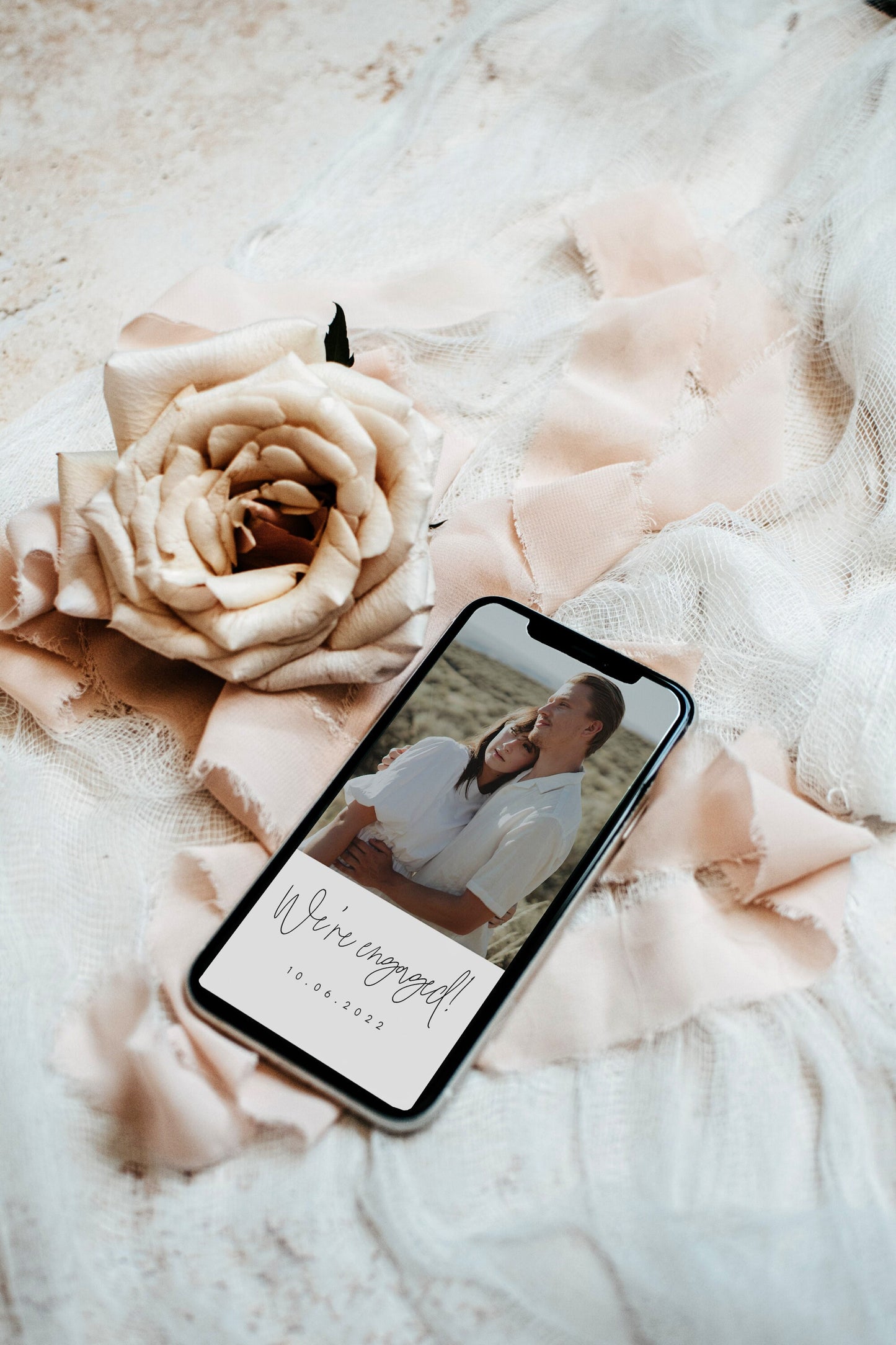 Angie Modern Engagement Electronic Invitation