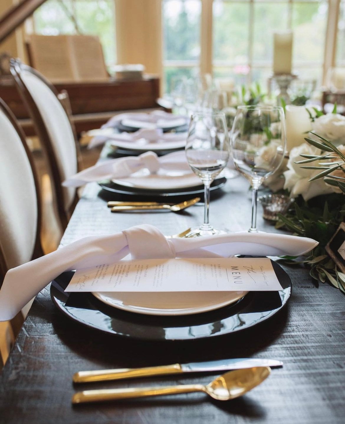 Kate Minimalist Wedding Menu Template