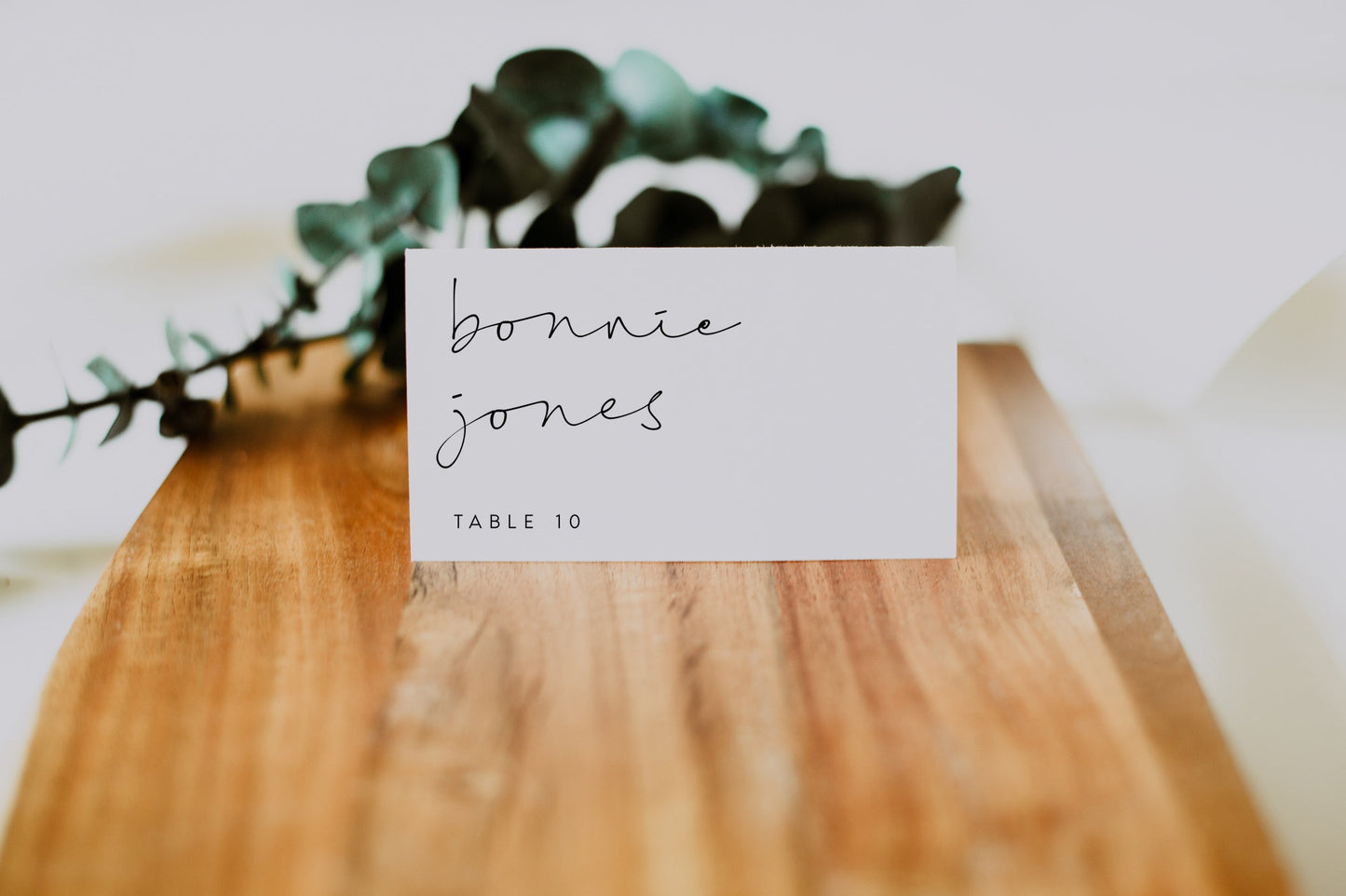Bonnie Wedding Place Card Template