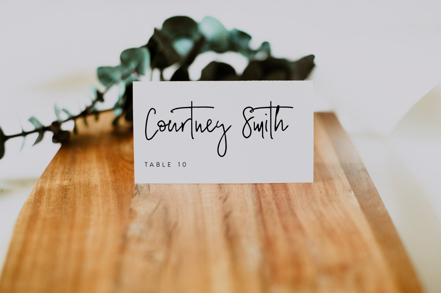 Courtney Modern Place Card Template