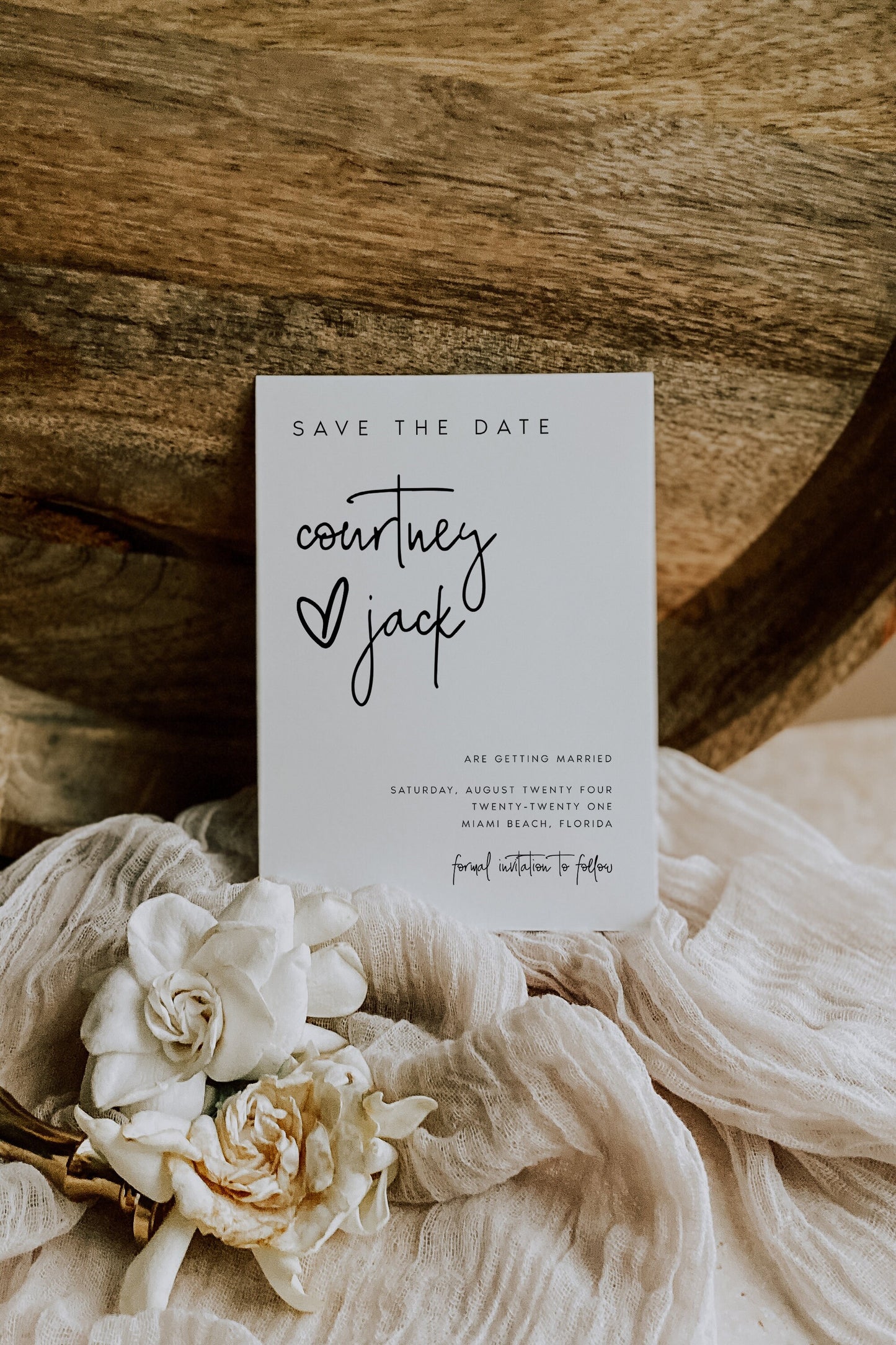 Courtney Save The Date Template