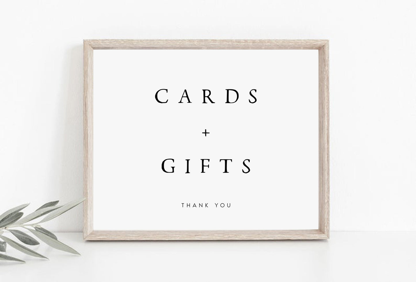 Elizabeth Cards and Gifts Sign Printable Template
