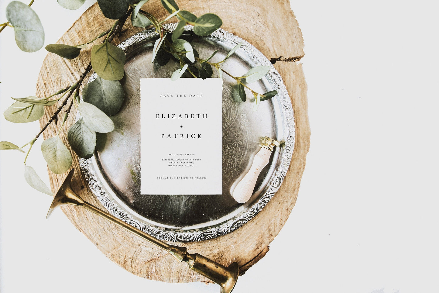 Elizabeth Save the Date Invitation Template