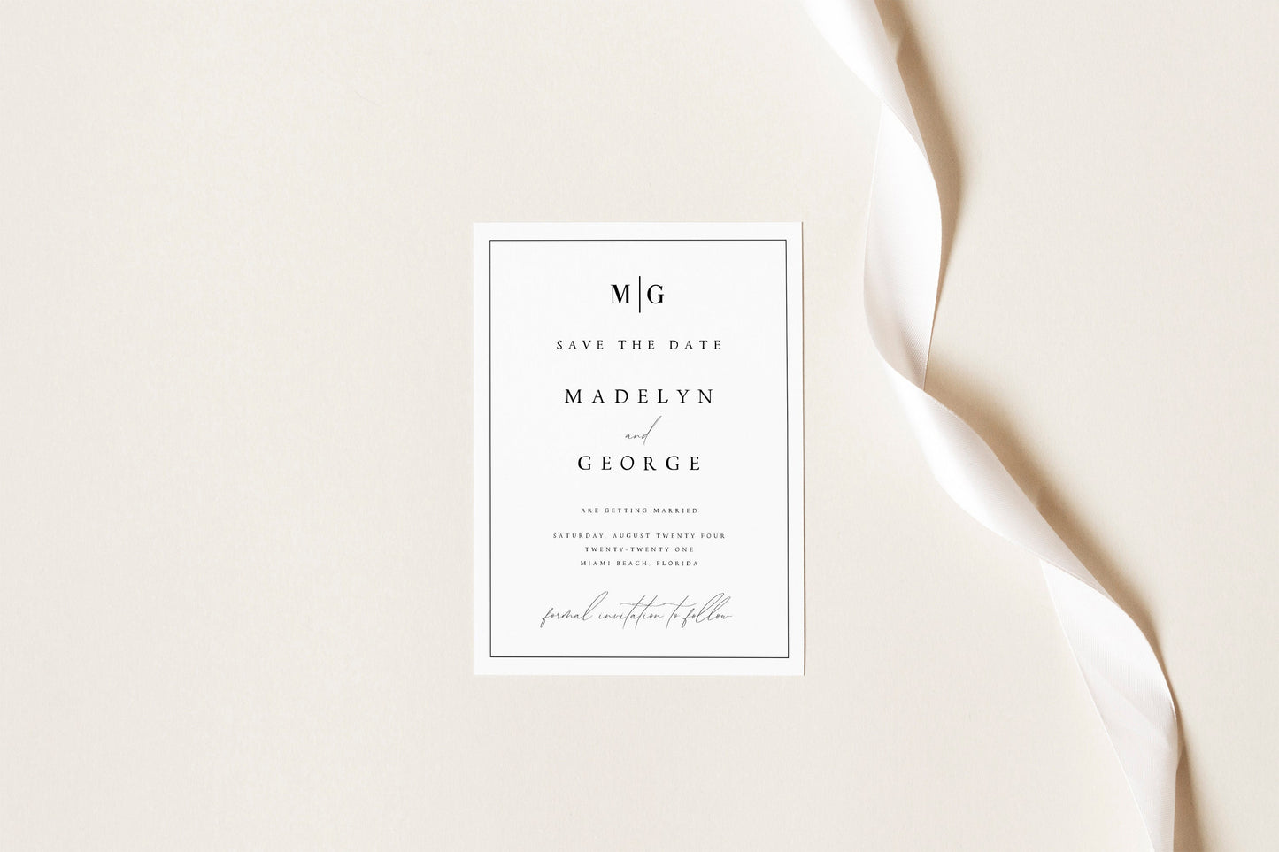Madelyn Save The Date Template