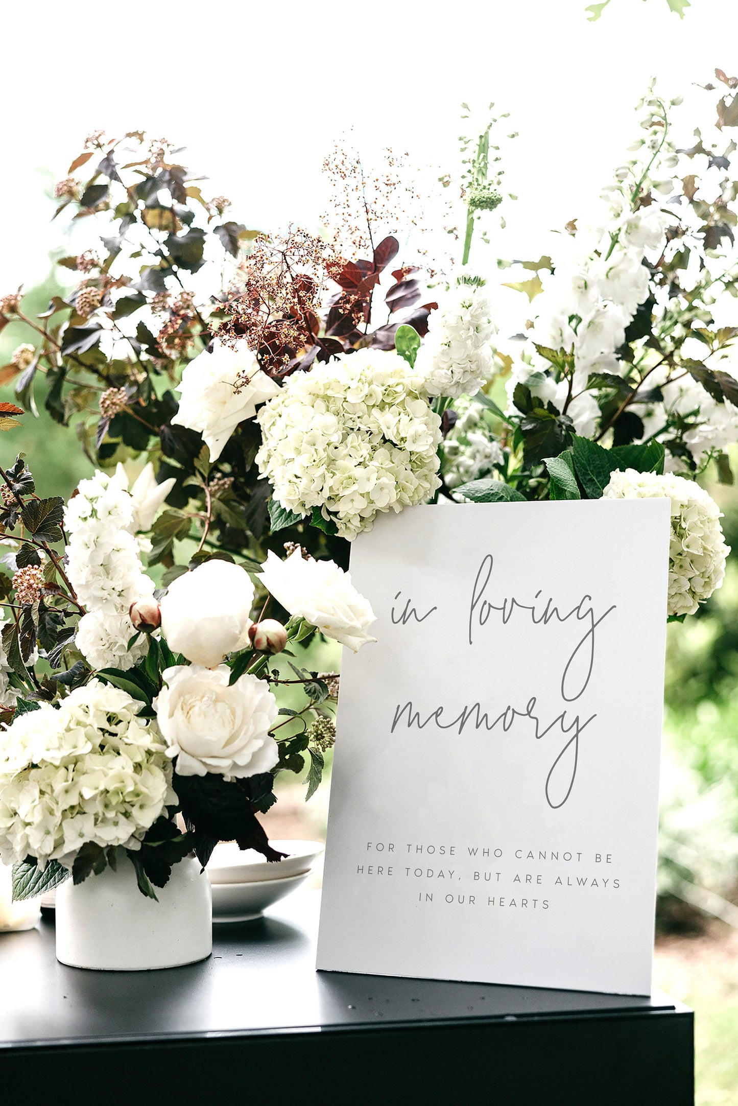 Kathleen In Loving Memory Sign Template