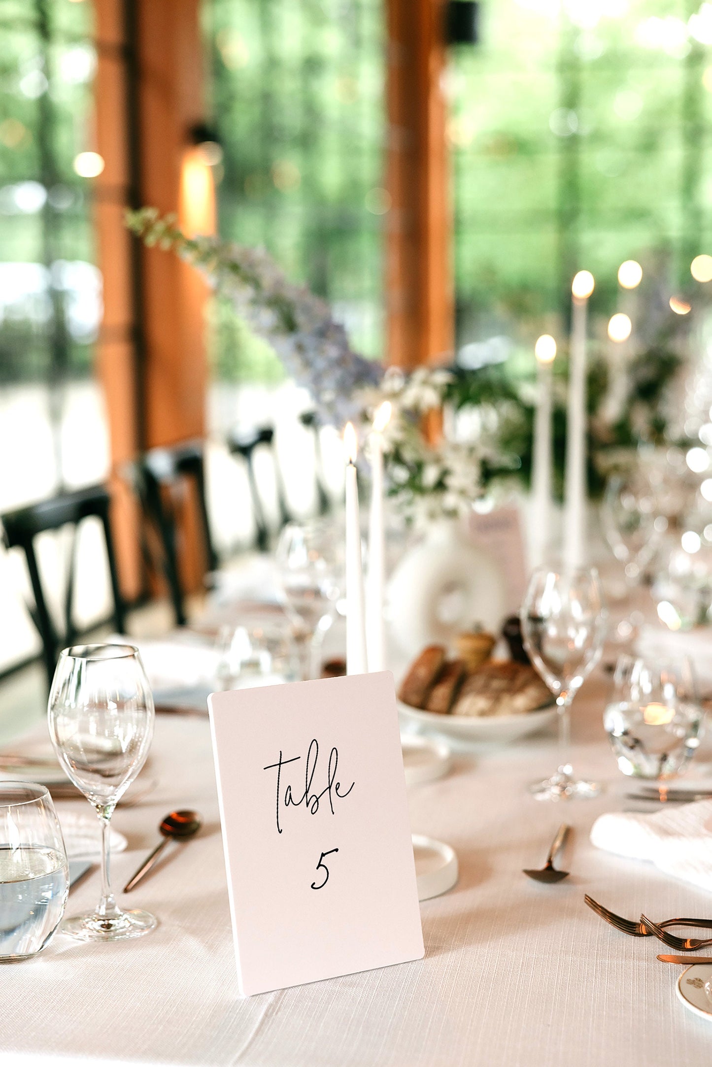 Kathleen Modern Wedding Table Number Template