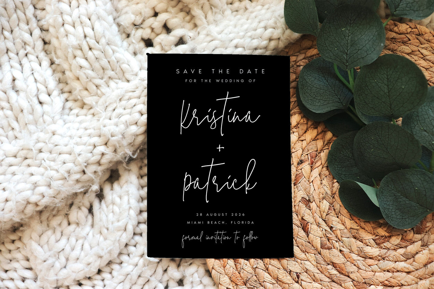 Kristina Save The Date Template