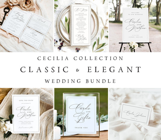 Cecilia Elegant & CLASSIC Wedding Bundle