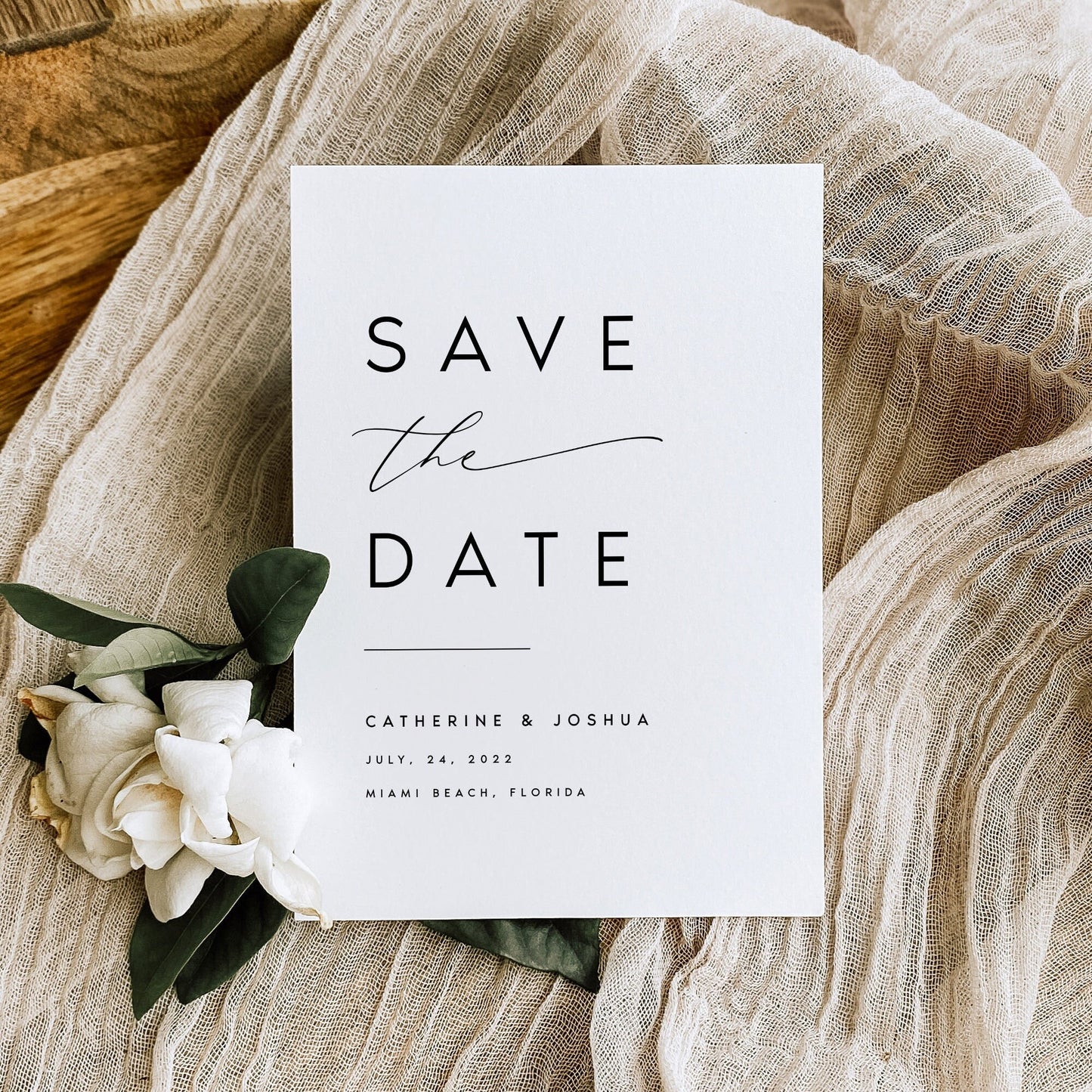 Kate Elegant Save the Date Template