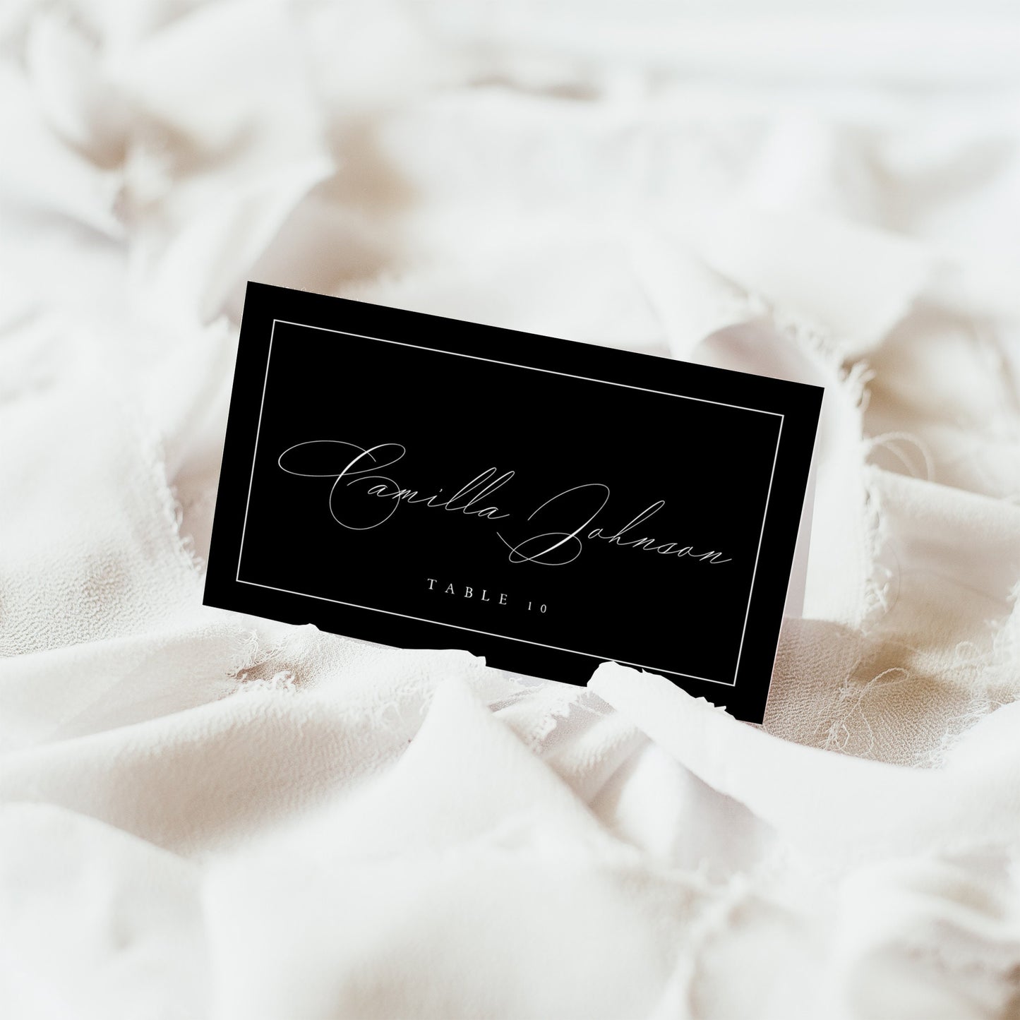 Camilla Wedding Place Card Template