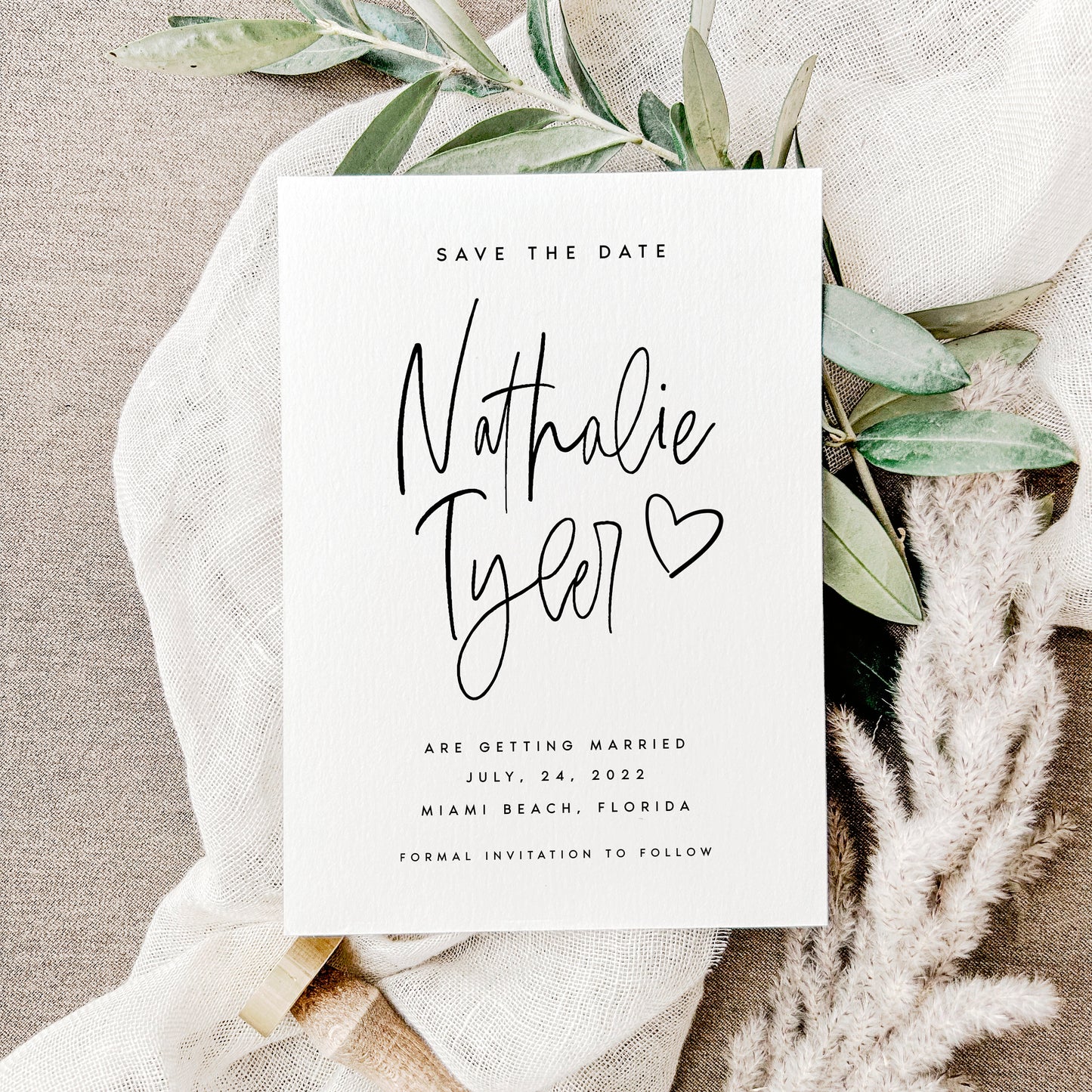 Nathalie Save the Date Template Download