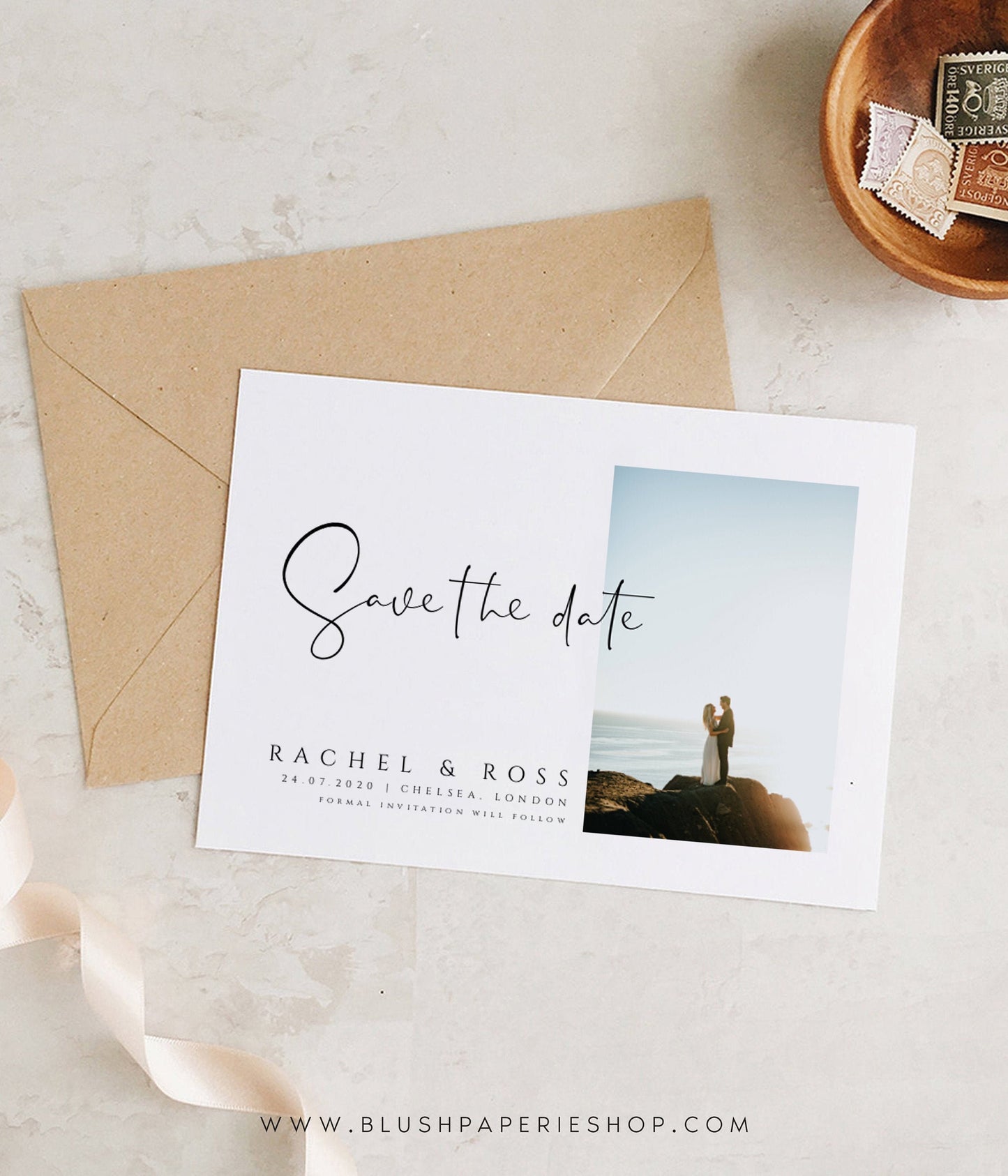 Photo Save the Date Template