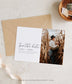 Boho Save the Date Template with Picture