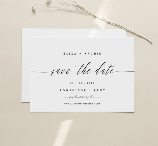 Save the Date Card Template