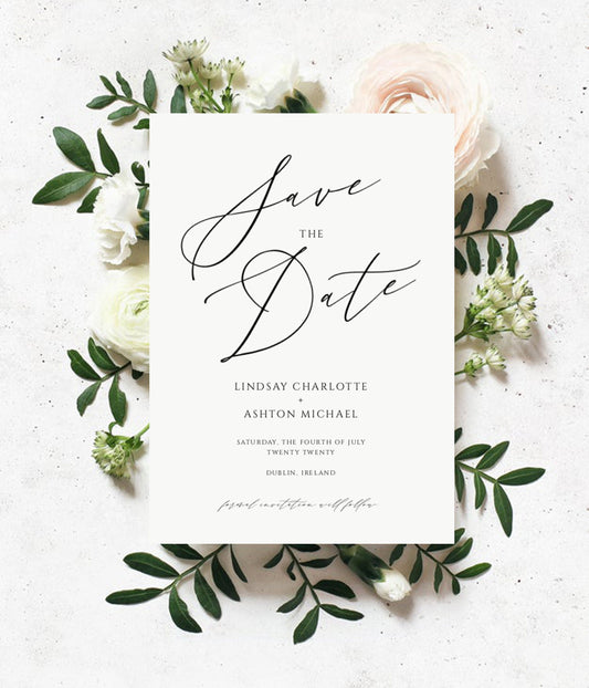 Nicole Save the Date Template