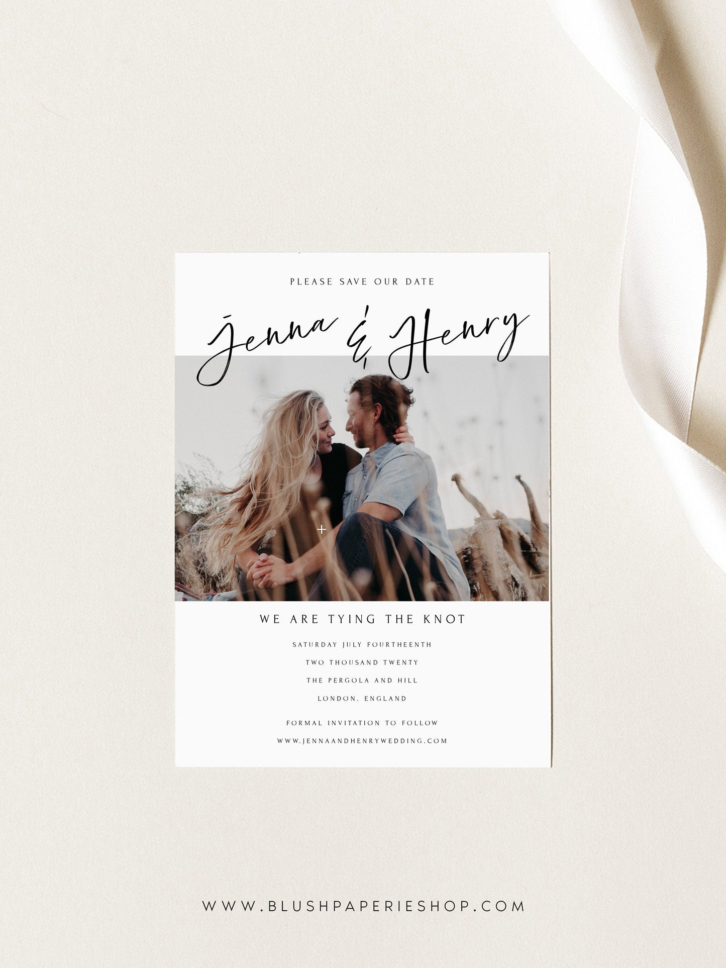 Photo Save the Date Template