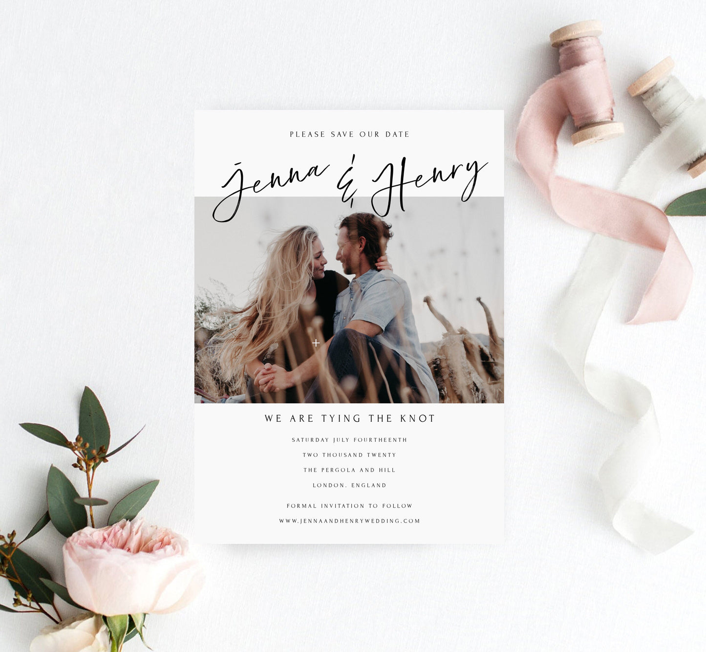 Photo Save the Date Template