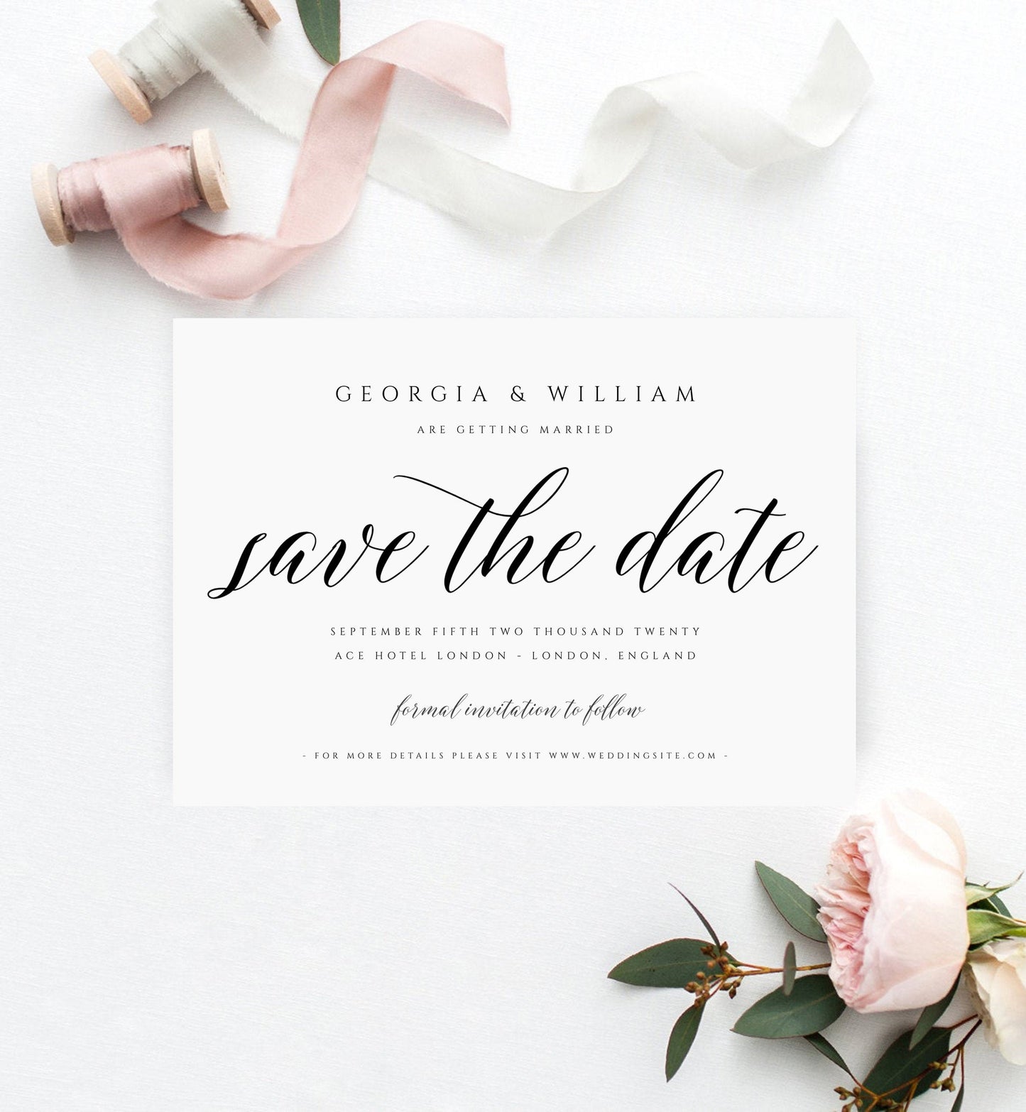 Modern Save the Date Template