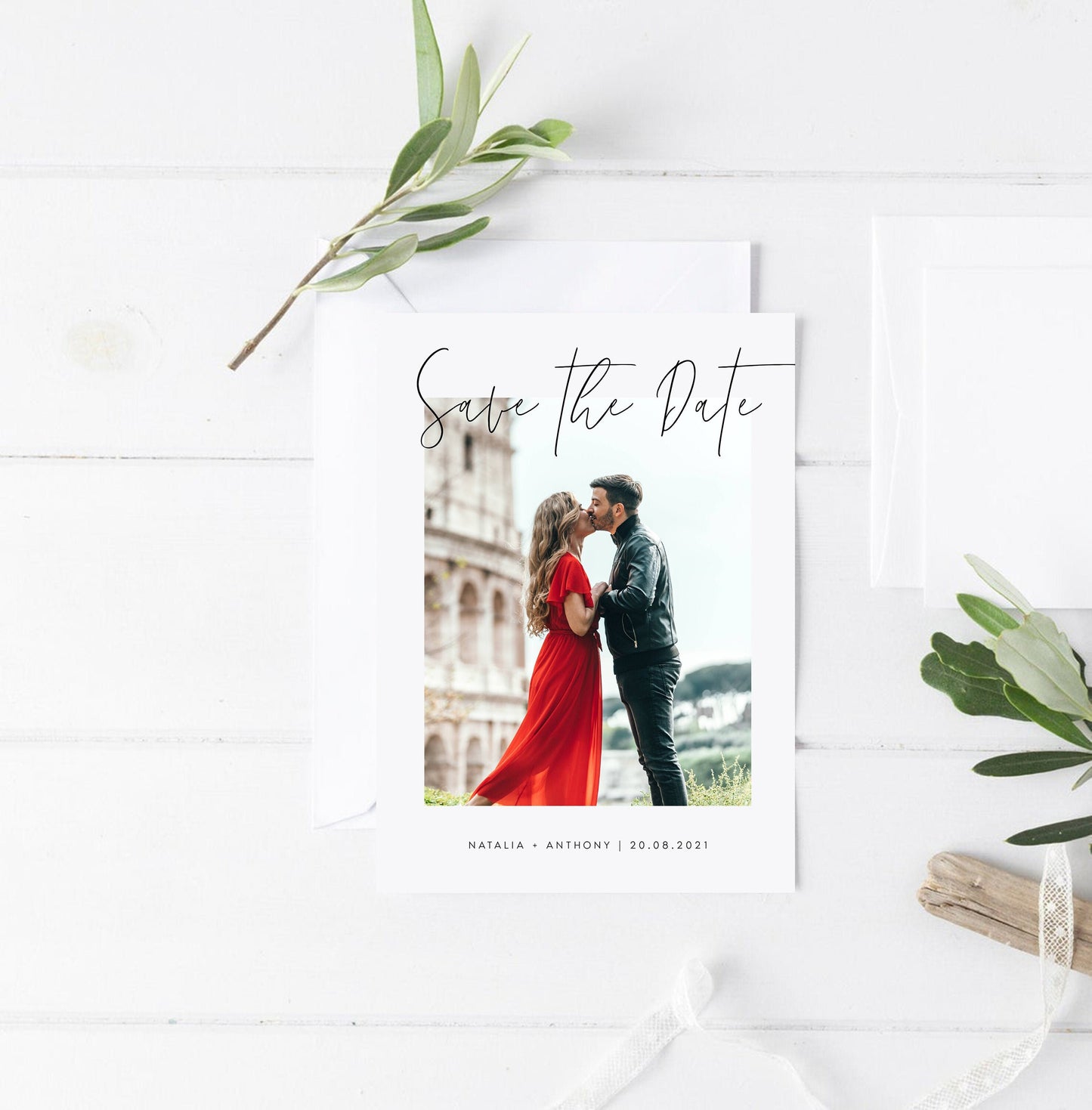 Photo Save the Date Template