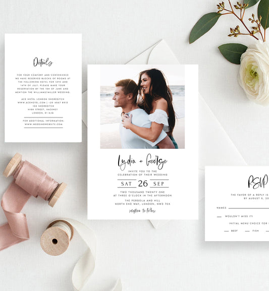 Modern Wedding Invitation Template