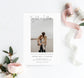 Wedding Invitation Template with Photo