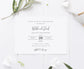 Minimalist Photo Reception Invitation Template