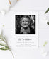 Photo Funeral Announcement Card Template