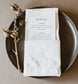 Angela Wedding Menu Template