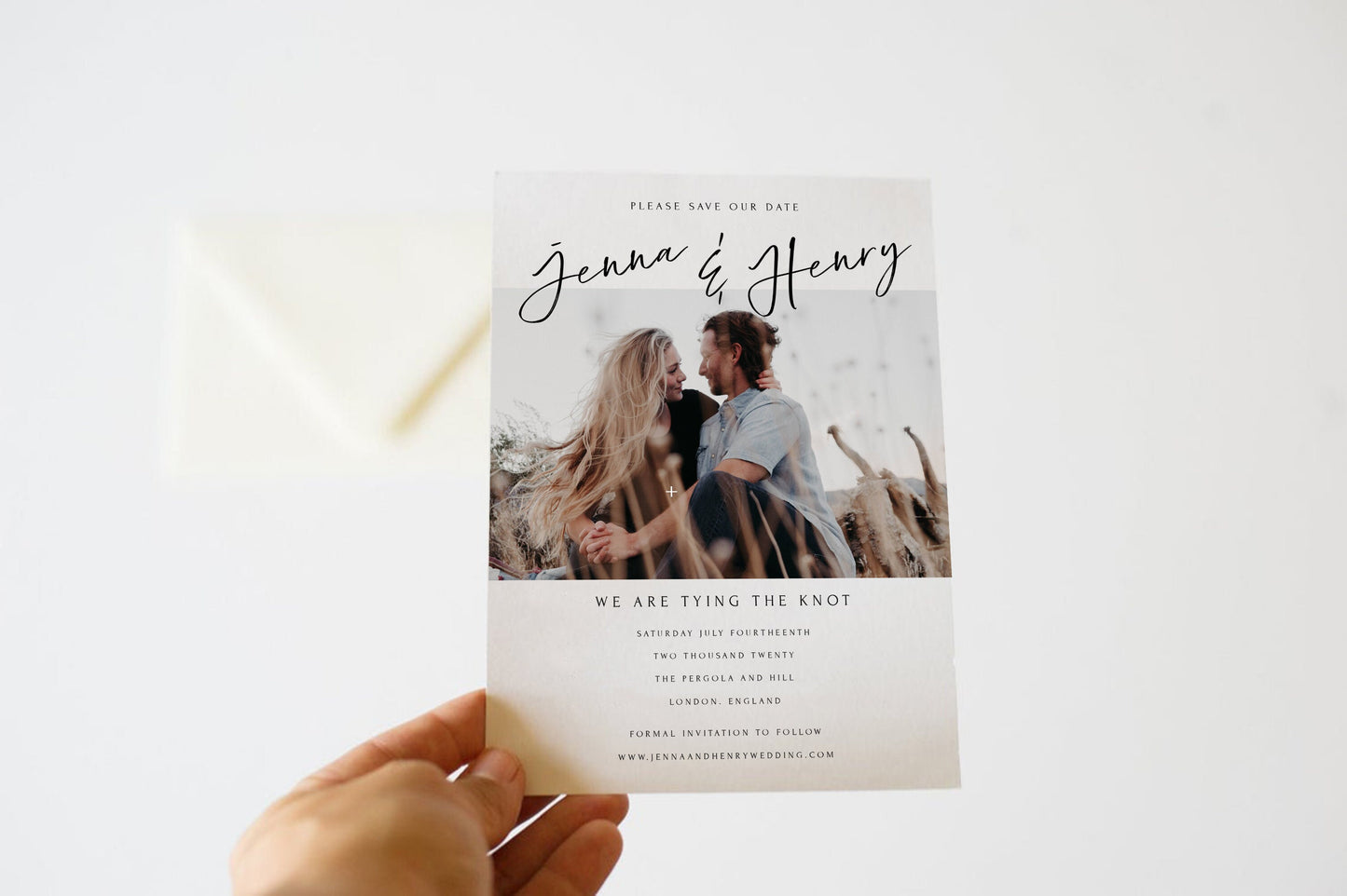 Photo Save the Date Template