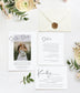 Photo Wedding Invitation Template