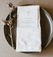 Catherine Modern Script Wedding Menu Template