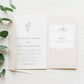 Catherine Pocket Fold Fine Art Wedding Invitation