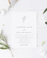 Catherine Pocket Fold Fine Art Wedding Invitation