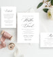 Heather Elegant Wedding Invitation Template