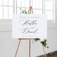 Heather Wedding Welcome Sign Template