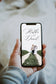 Heather Modern Wedding Electronic Invitation