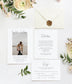 Wedding Invitation Template with Photo