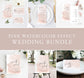 Samantha Pink Watercolor Wedding Bundle