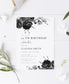 Claudia Floral Birthday Party Invitations