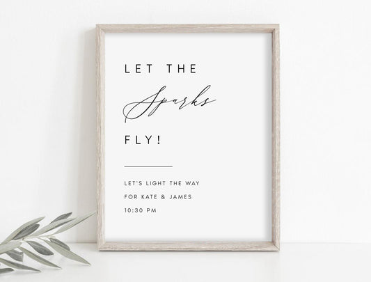 Kate Let The Sparks Fly Sign Template