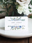 Amy Wedding Place Card Template Baby Blue Floral