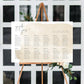 Gwyneth Beige Wedding Seating Chart