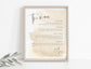 Gwyneth Watercolor Beige Tabletop Menu Template