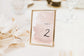 Samantha Minimalist Modern Table Number Template