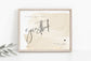 Gwyneth Watercolor Beige Guestbook Sign Template