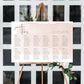 Samantha Blush Pink Wedding Seating Chart